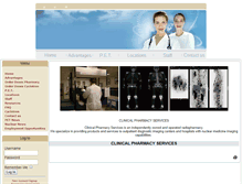 Tablet Screenshot of clinicalpharmacyservices.com